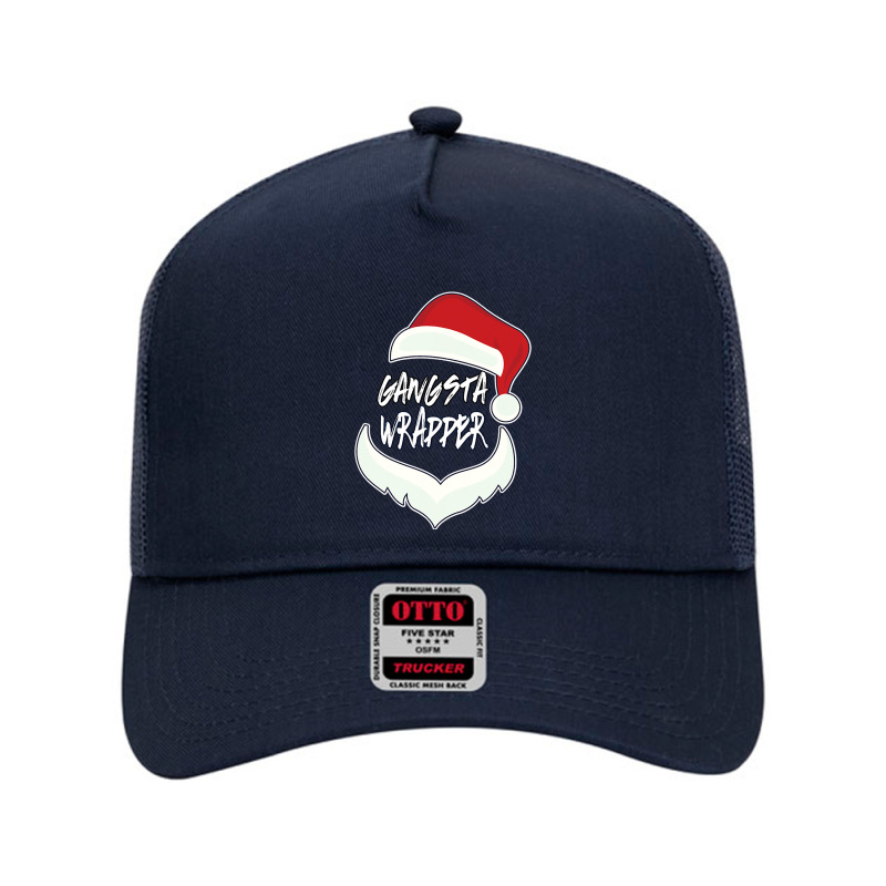 Christmas Gangsta Wrapper Santa Clause Mesh Back Trucker Hat | Artistshot