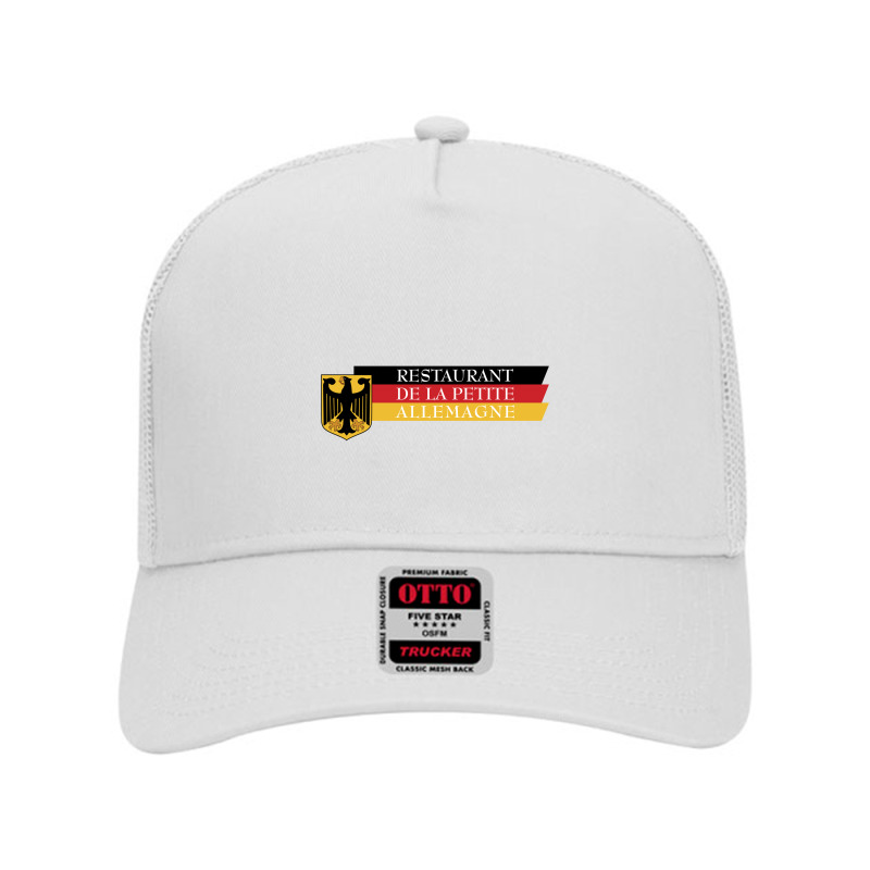 Restaurant De La Petite Allemagne Mesh Back Trucker Hat by senal | Artistshot