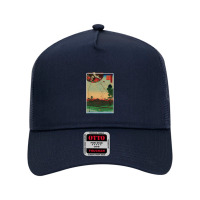 Eight Sights In The Environs Of Edo 4 By Utagawa Hiroshige 106677430 Mesh Back Trucker Hat | Artistshot