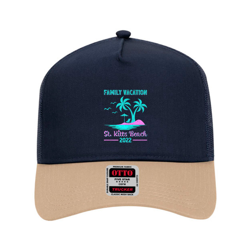 Family Vacation 2022 Vintage Lost Paradise St. Kitts Beach Premium Mesh Back Trucker Hat by Yuh2105 | Artistshot