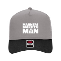 Manners Maketh Man Mesh Back Trucker Hat | Artistshot