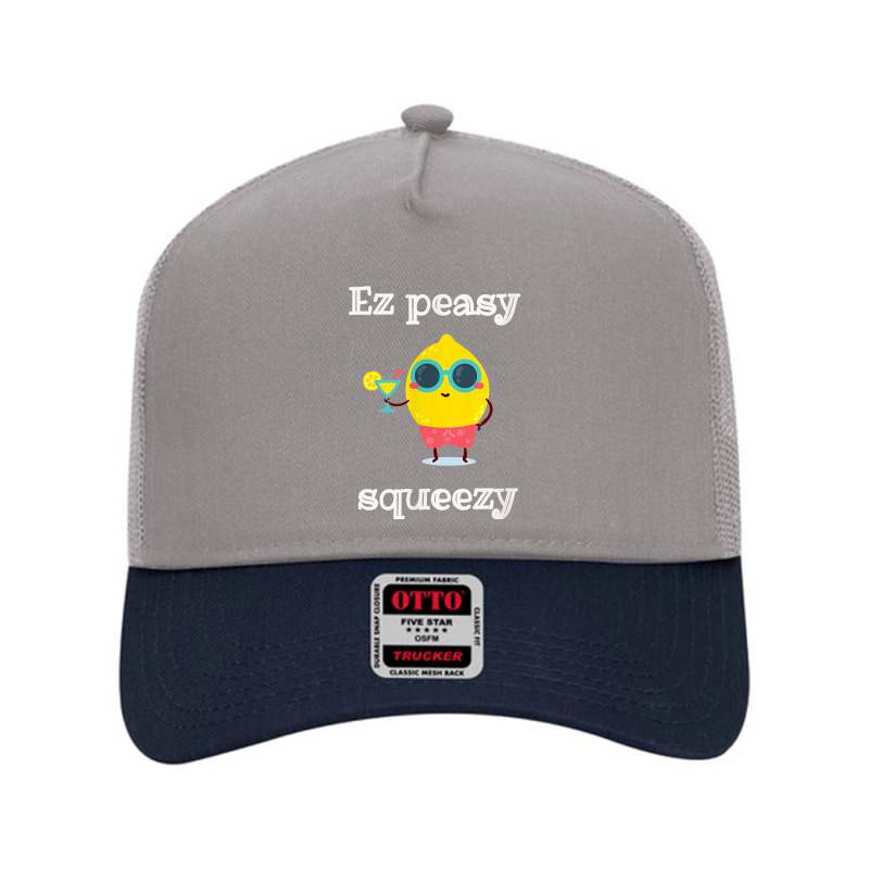 Easy Peasy Lemon Squeezy Summer Sayings T Shirt Mesh Back Trucker Hat by emaliekrein | Artistshot