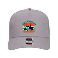 Save The Whales Orca Marine Biologist Sea Protection Whale Raglan Base Mesh Back Trucker Hat | Artistshot