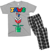 Mario Jaws Men's T-shirt Pajama Set | Artistshot