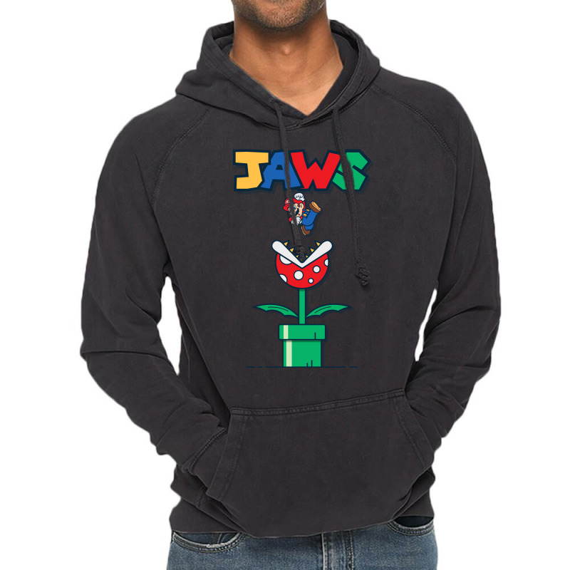 Mario Jaws Vintage Hoodie | Artistshot