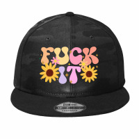 Fuck It Camo Snapback | Artistshot