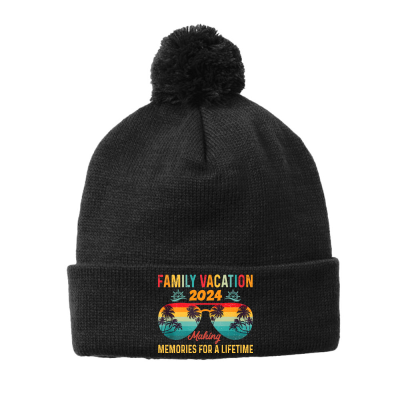 Family Vacation 2024 Family Cruise Pom Pom Beanie | Artistshot