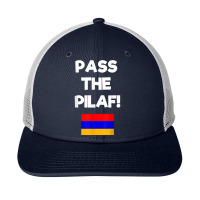 Pass The Pilaf Funny Armenian Rice Lover Family Armenia Flag T Shirt Snapback Trucker Cap | Artistshot