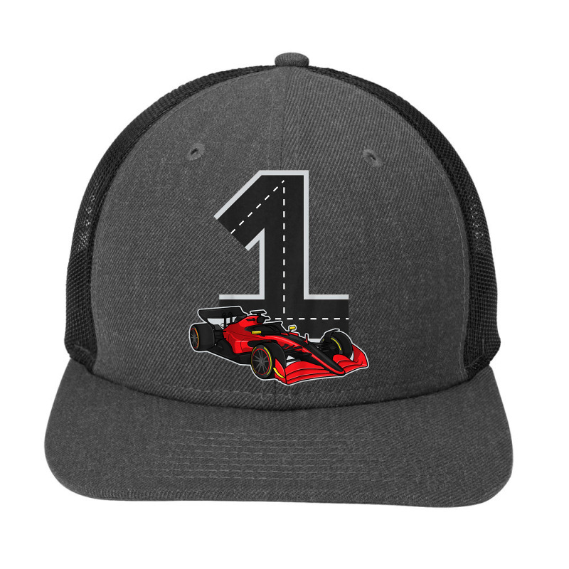 Kids 1 Years Old Kid Race Track Number Racing Car Birthday T Shirt Snapback Trucker Cap by survisgn | Artistshot