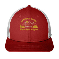 Where The Adventure Begins Anaconda Range Hiking Montana Tank Top Snapback Trucker Cap | Artistshot