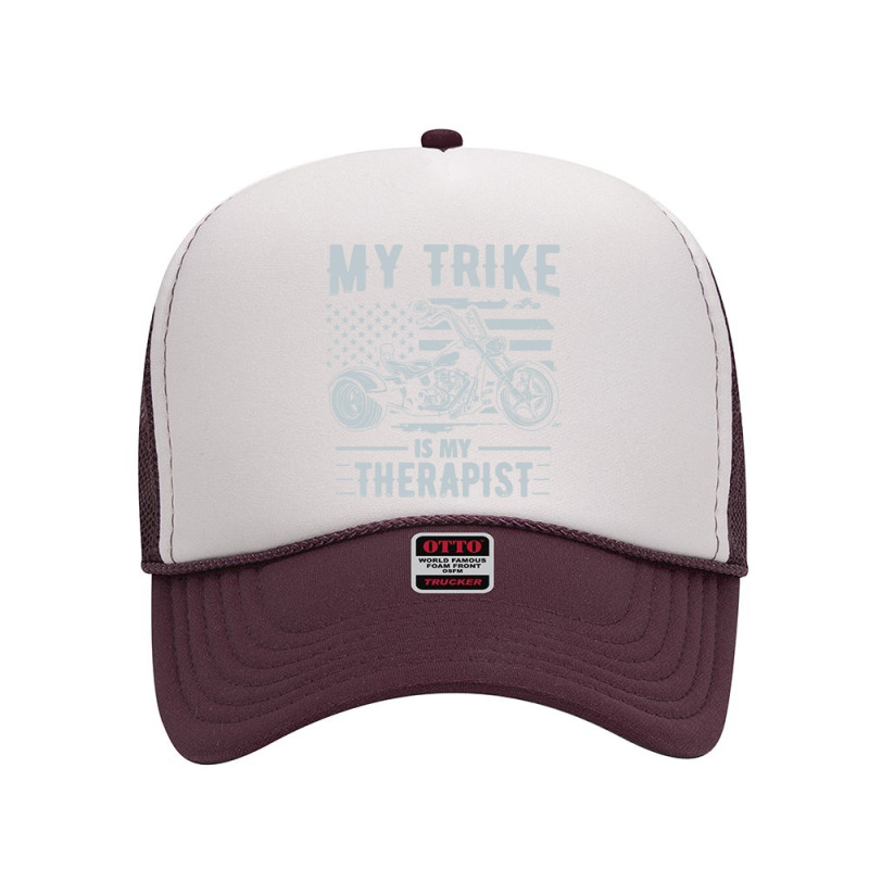 Triker Motorcycle Trikes Biker Foam Trucker Hat by moonlight2270 | Artistshot