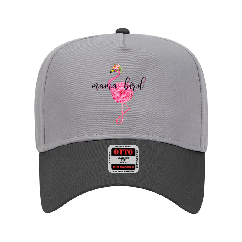 Flower Pink Mama Bird Momma Flamingo Summer Sea 2019 Floral Adjustable Baseball Cap by sieuduong86 | Artistshot