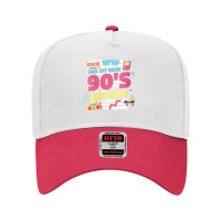 Womens 90s Costume 90s Outfit Retro Music Motto 90s Cartoon Character Adjustable Baseball Cap | Artistshot