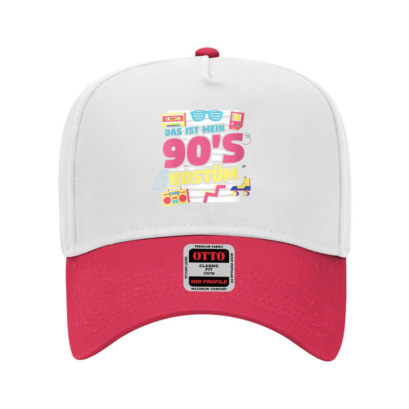 Womens 90s Costume 90s Outfit Retro Music Motto 90s Cartoon Character Adjustable Baseball Cap | Artistshot