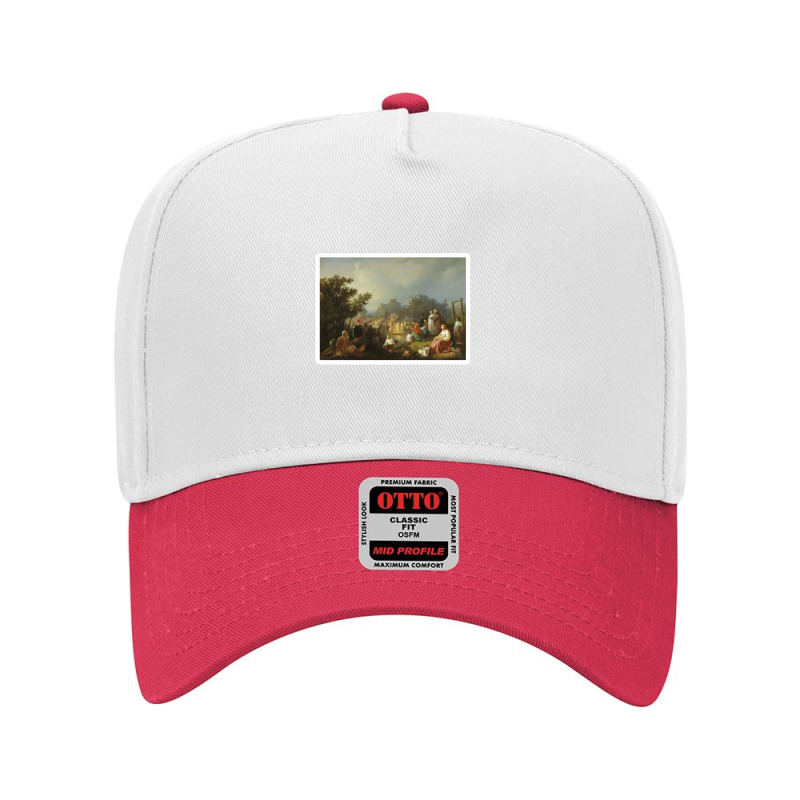 View From Nahant At Sunset Thomas Chambers 110521432 Adjustable Baseball Cap by hasbyart | Artistshot