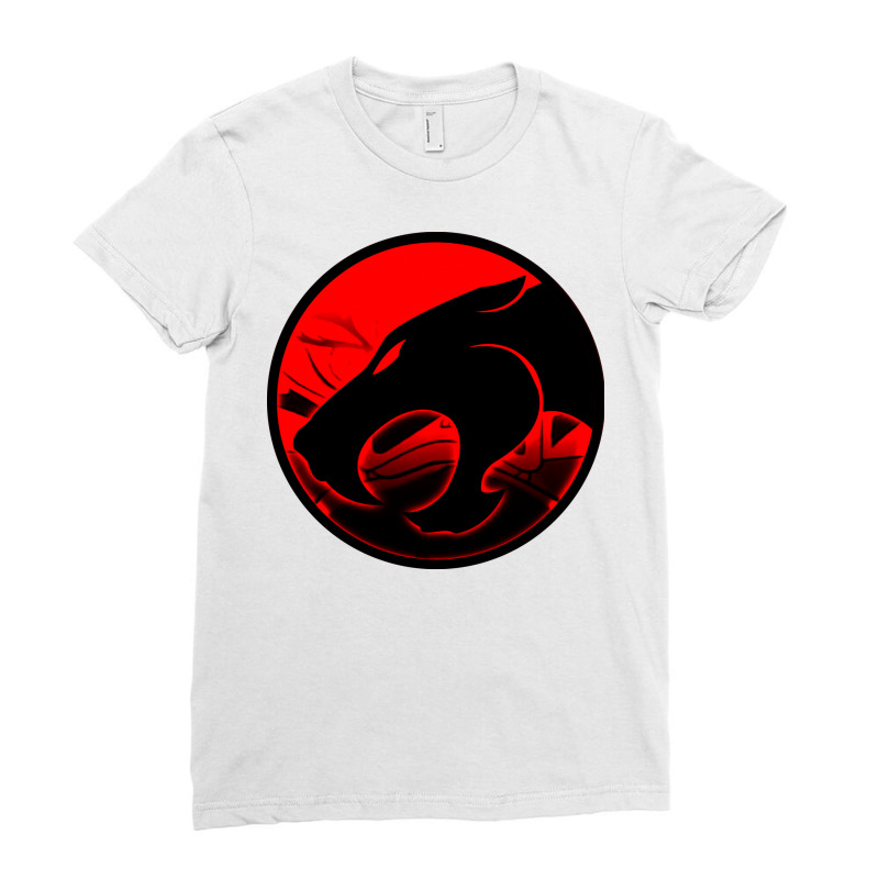 Thundercat Blackred Blues Ladies Fitted T-Shirt by jhajal shop | Artistshot