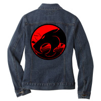 Thundercat Blackred Blues Ladies Denim Jacket | Artistshot