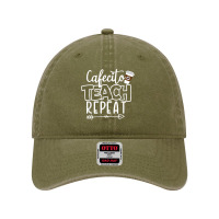 Cafecito Teach Repeat Bilingual Spanish Teacher Bilingue T Shirt Dyed Cap | Artistshot