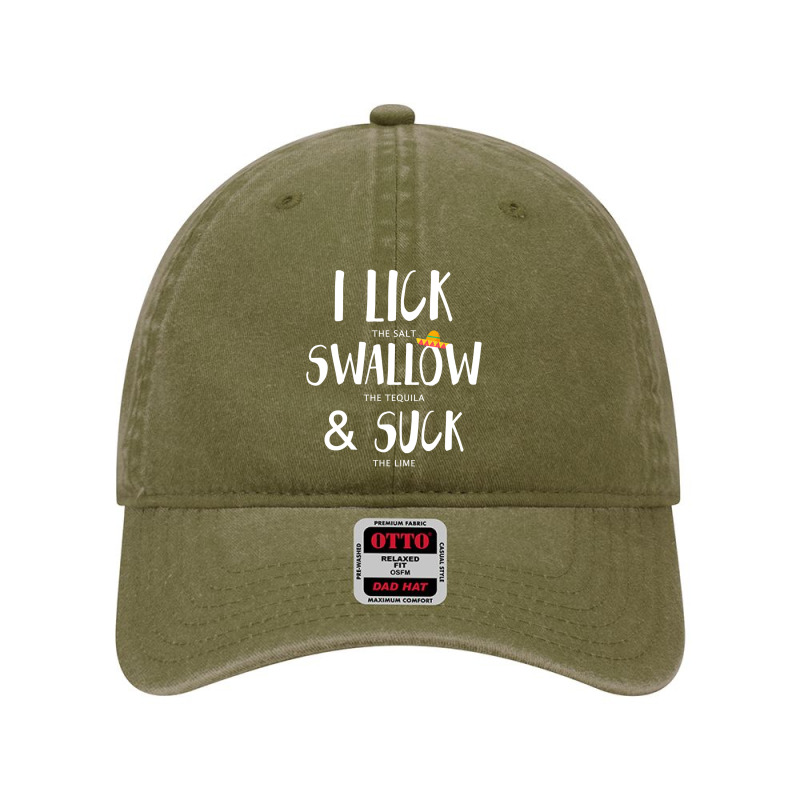 Cinco De Mayo Lick Salt Swallow Tequila Suck Lime T Shirt Dyed Cap by Binhthai9809 | Artistshot