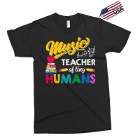 Music Teacher Of Tiny Humans Back To School Music Director Exclusive T-shirt | Artistshot