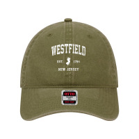 Westfield New Jersey Nj Vintage Athletic Sports Design T Shirt Dyed Cap | Artistshot