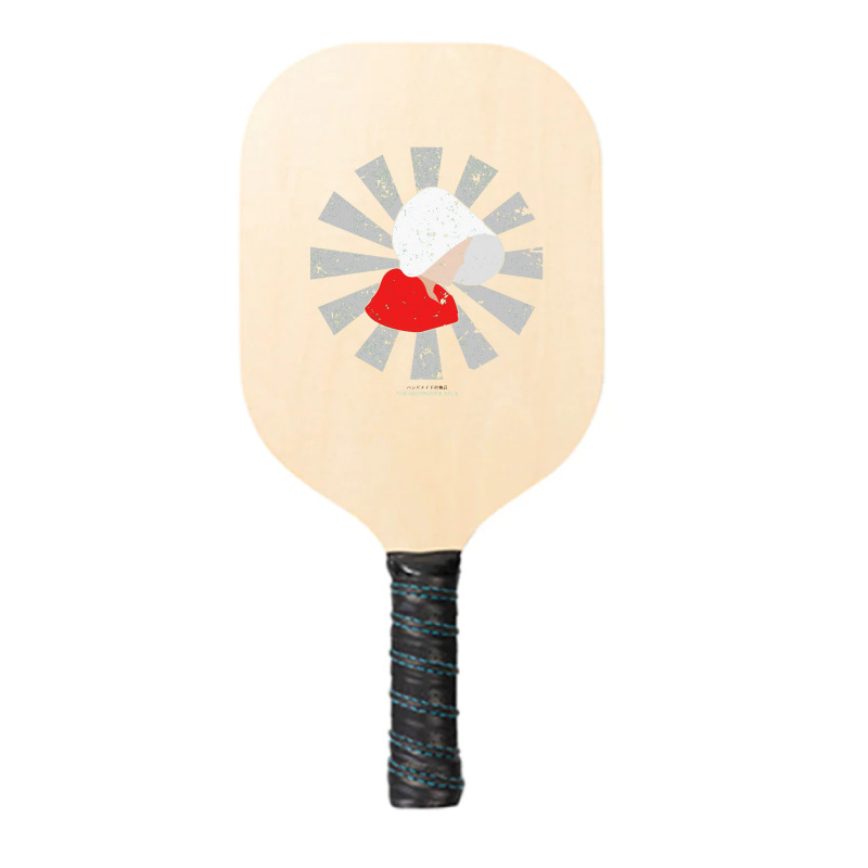 The Handmaids Tale Retro Japanese Pickleball Paddle By Acesenpaii