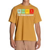 Black The Prime Element Black History Month Periodic Table Urban Heavy T-shirt | Artistshot