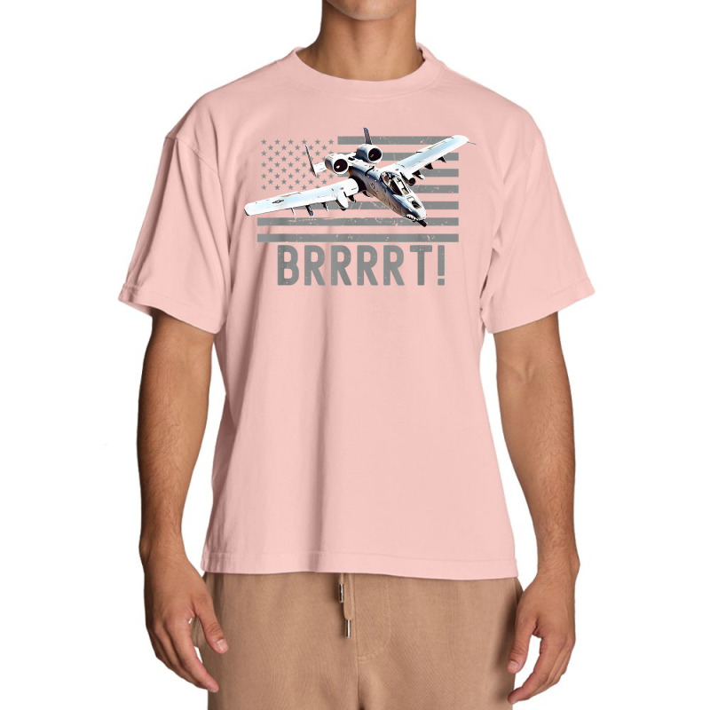 Funny A10 Thunderbolt Warthog Brrrrrt T Shirt Urban Heavy T-shirt | Artistshot