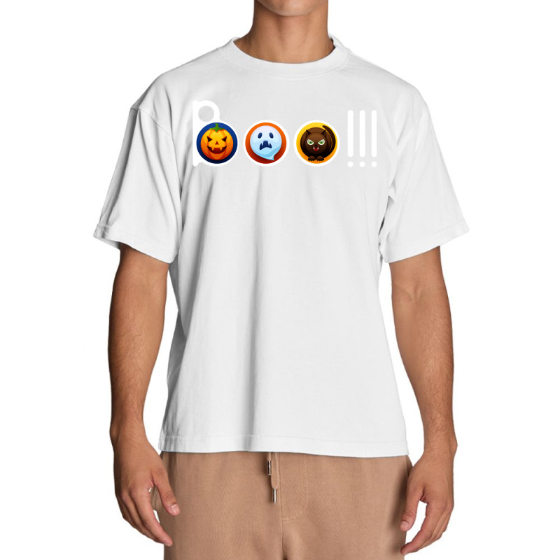 Boo Ghost Halloween Costume Funny Urban Heavy T-shirt | Artistshot