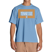 Orange & White Tennessee State Flag Design Unique Tennessee Pullover H Urban Heavy T-shirt | Artistshot