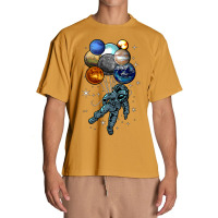 Astronaut Space Balloons Moon Mars Planets  Astronaut Urban Heavy T-shirt | Artistshot