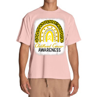 Childhood Cancer Awareness Hope Support Strong Warrior T Shirt Urban Heavy T-shirt | Artistshot