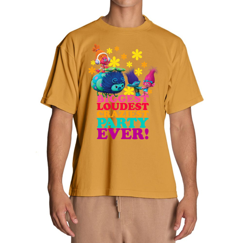 Dreamworks' Trolls Character Party Urban Heavy T-shirt | Artistshot