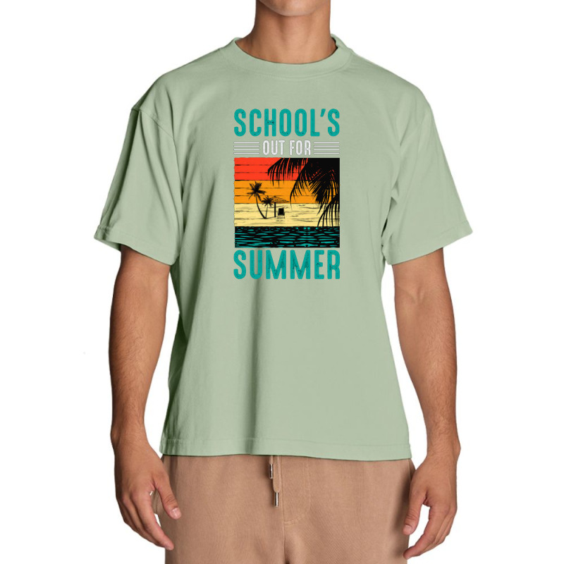 Summer Vibes School Out For Sunset Urban Heavy T-shirt | Artistshot