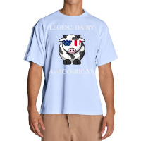 Legend Dairy A-moo-rican Cow Lover Funny Gift For Fans Urban Heavy T-shirt | Artistshot