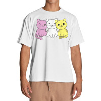 Twink Flag Pile Pride Lgbtq Cats Cute Twink Cat Urban Heavy T-shirt | Artistshot