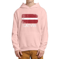 Latvian Flag T Shirt  Vintage Made In Latvia Gift Urban Pullover Hoodie | Artistshot