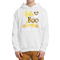 Leopard Fab Boo Lous Lunch Lady Team Teacher Spooky Season Urban Pullover Hoodie | Artistshot