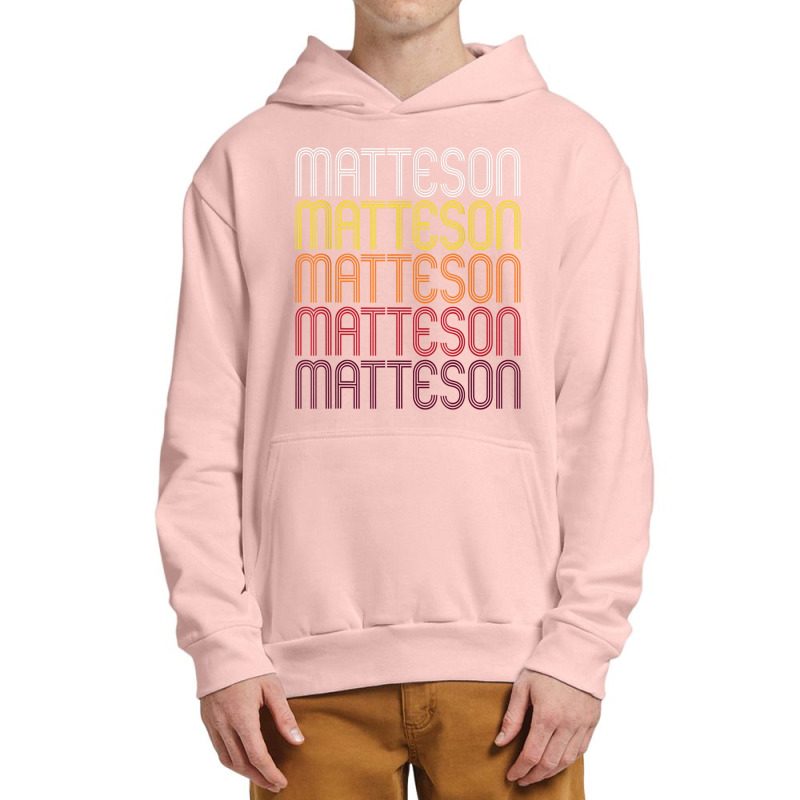 Matteson, Il  Vintage Style Illinois T Shirt Urban Pullover Hoodie | Artistshot