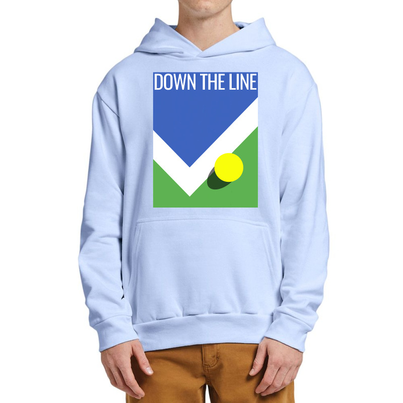 Tennis Player Open Fans  Down The Line  New York  Us Urban Pullover Hoodie | Artistshot