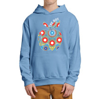 Dot Day Gift T  Shirt Teacher Polka Dot Apple September 15th Internati Urban Pullover Hoodie | Artistshot