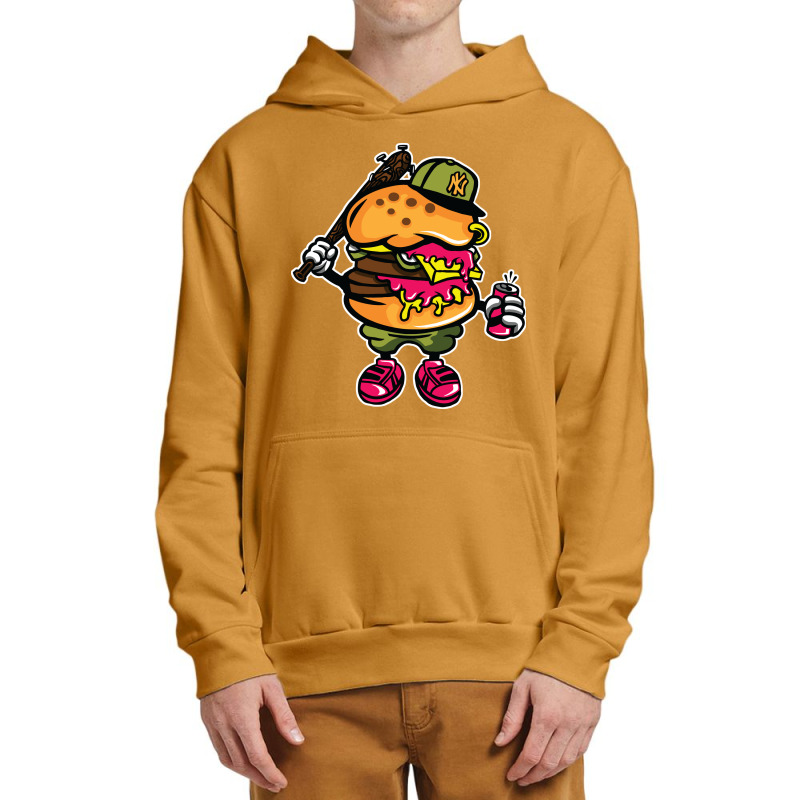 Burger Buster Urban Pullover Hoodie by Rezahelmi | Artistshot