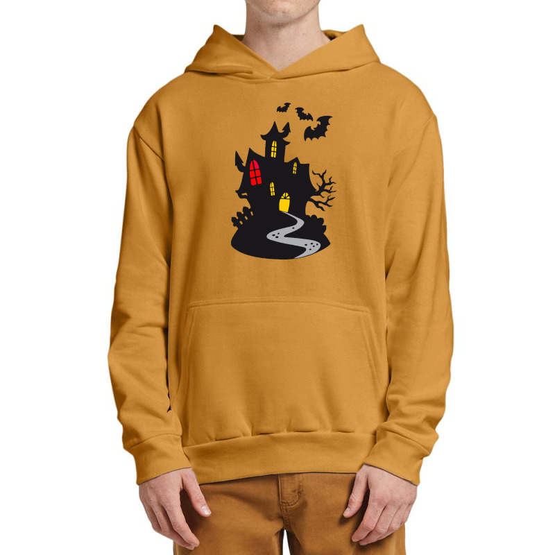 Haunted House Urban Pullover Hoodie by aldishuher | Artistshot