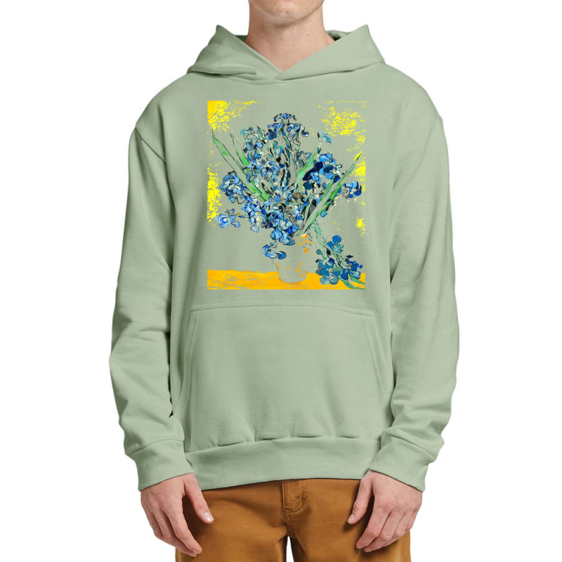 Famous Painting T  Shirt Irises Painting By Van Gogh T  Shirt Urban Pullover Hoodie | Artistshot