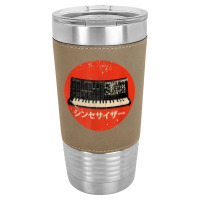 Vintage Synthesizer   Japanese Analog Retro T Shirt Leatherette Tumbler | Artistshot