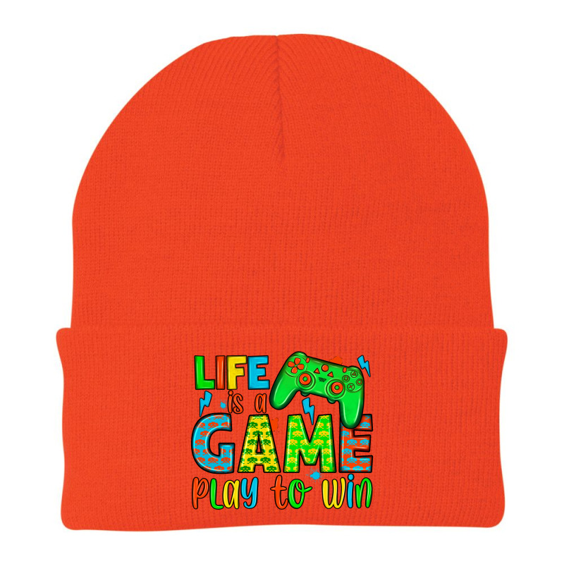 Life Is A Game Play To Win Beanie | Artistshot