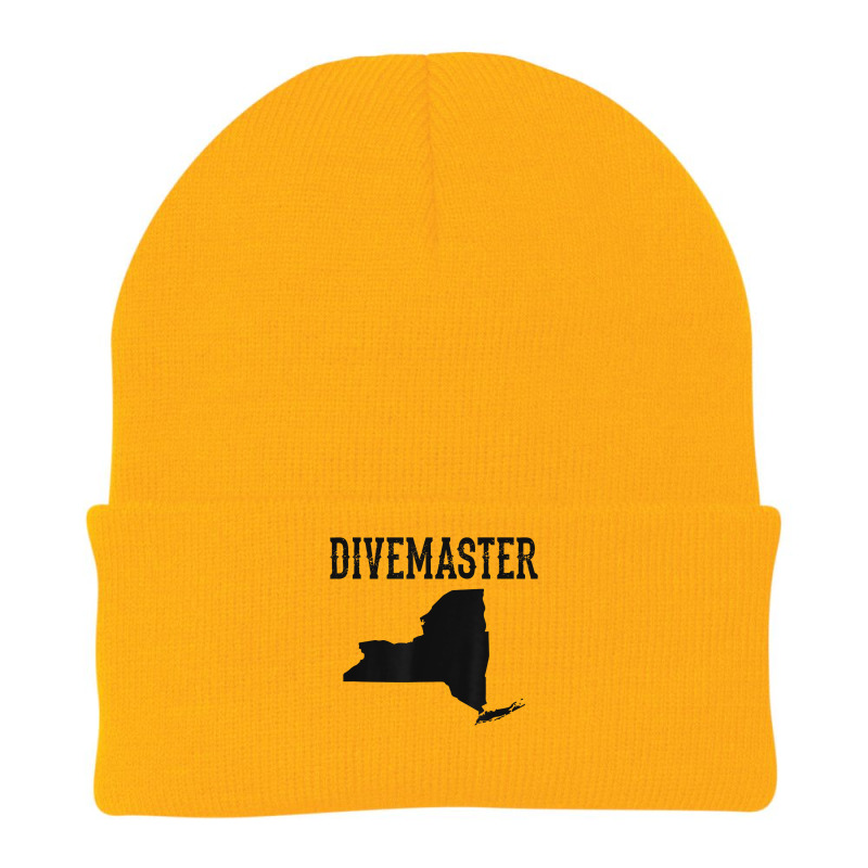 New York Divemaster Scuba Diving Instructor Dive Flag Style T Shirt Beanie | Artistshot