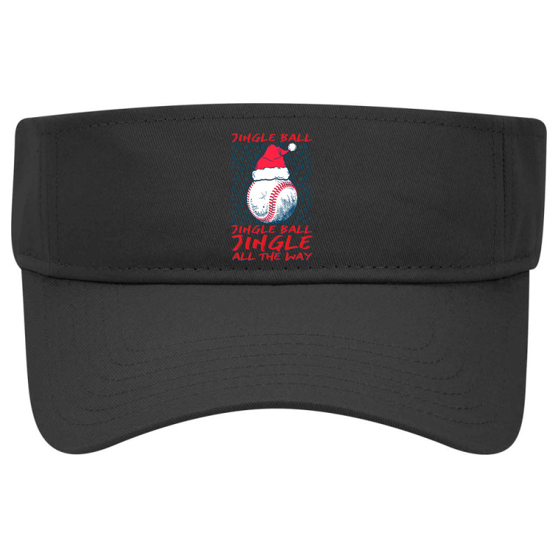 Baseball Pitcher Hitter Catcher Jingle Balls Baseball All The Way Chri Visor Hat | Artistshot