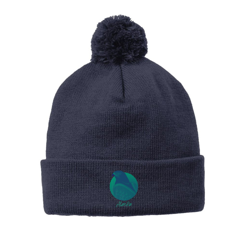 Alaska Osprey Sea Green Raptor Ocean Bird Premium Pom Pom Beanie by Yuh2105 | Artistshot