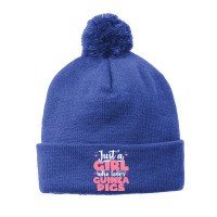 Just A Girl Who Love T  Shirt Just A Girl Who Loves Guinea Pigs   Cute Pom Pom Beanie | Artistshot